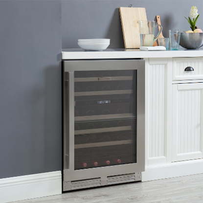 Picture of MARATHON 24 INBUILT-IN STAINLESS STEEL DUAL ZONE WINE COOLER