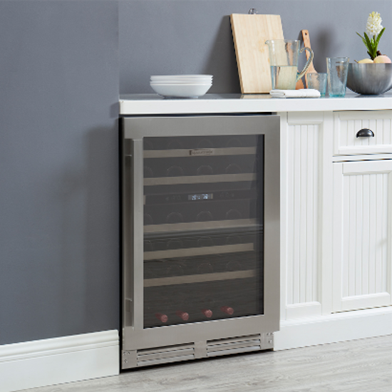 Picture of MARATHON 24 INBUILT-IN STAINLESS STEEL DUAL ZONE WINE COOLER